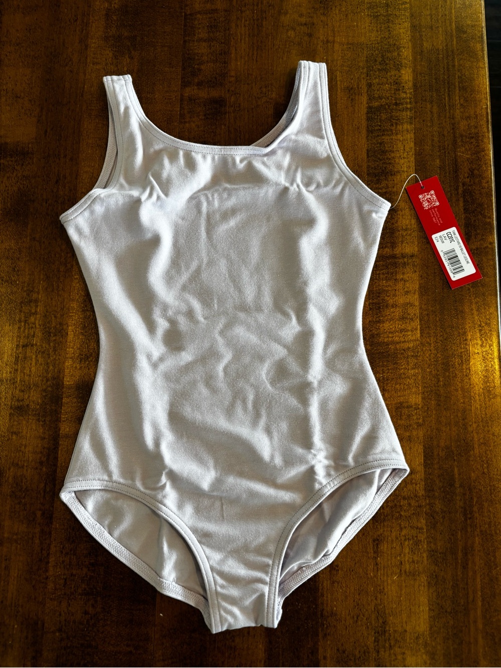 Girls' lavender purple tank leotard capezio